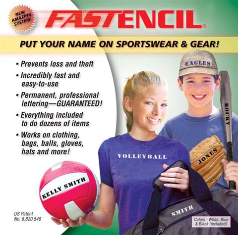 Fastencil: for sport gear too!