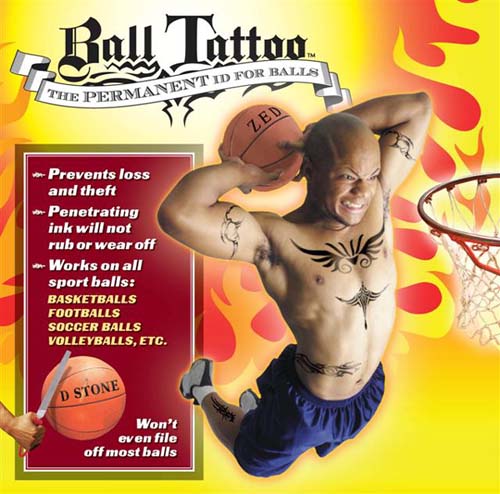 Ball Tattoo: Permanent ball ID
